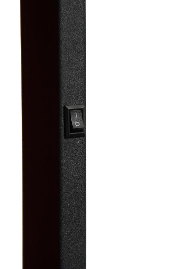 Lucide MIZUKO - Floor reading lamp - Ø 13 cm - 1xE14 - Black - detail 4